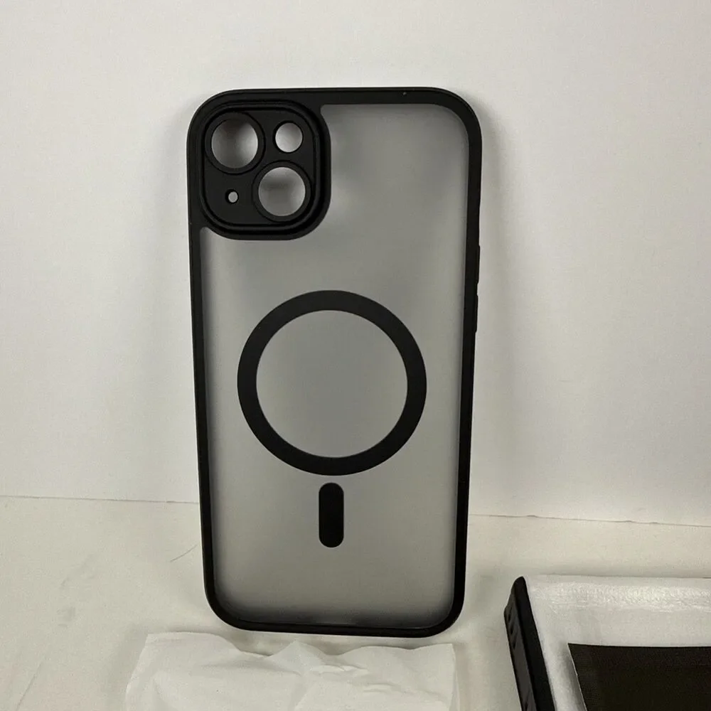 TOCOL 3 in 1 for iPhone 15 Plus Case, Compatible with MagSafe, Full Camera Care